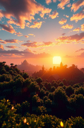 Minecraft Shaders Wallpaper HD