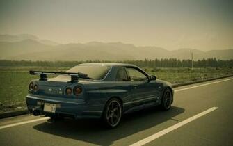 Cars Tuning Jdm R34 Drift Skyline Wallpaper