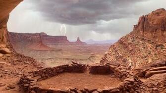 Rocks Amazing Nature Park Background Image Overcast Utah