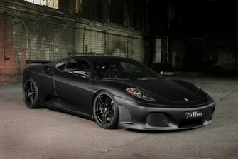 Wallpaper For Flat Black Ferrari