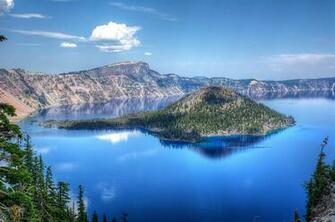 Photos Usa Crater Lake National Park Nature Mountains Sky Parks