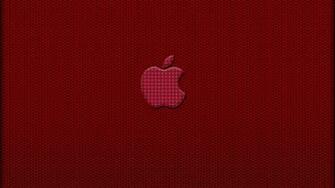 Red Metal Apple Wallpaper