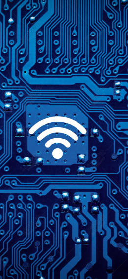 Lovepik Wifi Chip Mobile Phone Wallpaper Image