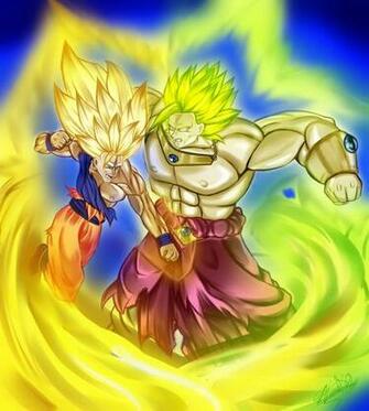 Goku Vs Broly By Ayvun123