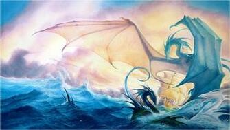 Water Dragon HD Wallpaper Wallpaperin4k Net