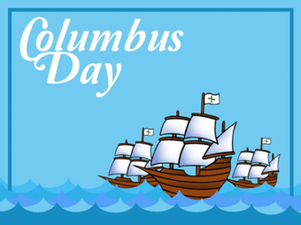 Happy Columbus Day Image Holiday Federal Printable