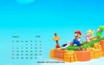 August Calendar HD Wallpaper