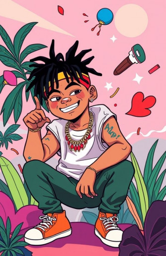 Cartoon Xxxtentacion Wallpaper