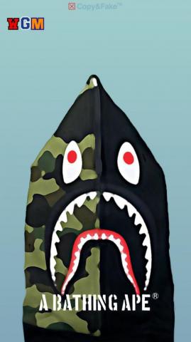 Bape Wallpaper Shark Mouth Arte Estranha Fundos iPhone