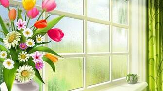 Spring Window Desktop Pc And Mac Wallpaper