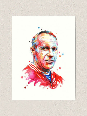 Bill Shankly Liverpool Football Club Art Print By