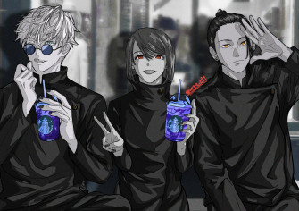 Jujutsu Kaisen Trio Wallpaper