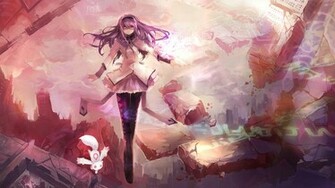 Puella Magi Madoka Magica Computer Wallpaper Desktop Background