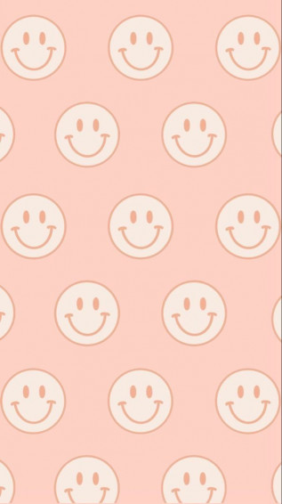 Cute Simple Smiley Face iPhone Background Preppy Wallpaper