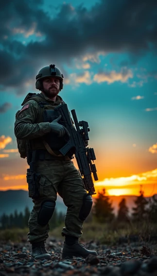 Military Soldier Phone Wallpaper