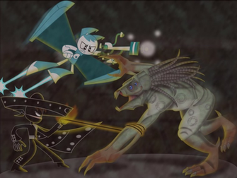 Charro And Jenny Vs Samael By Mayozilla