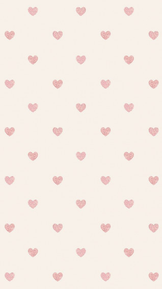 Seamless Glittery Pink Hearts Patterned Background Image By