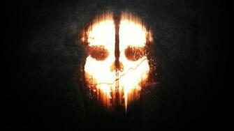 Call Of Duty Ghosts Dark Mask Skull Wallpaper Background