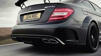 C63 Amg Wallpaper Black