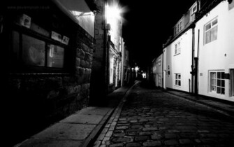 Picture Of A City Street At Night