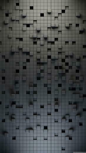iPhone Plus HD Wallpaper 3d Black Lattice Pattern Ultra Pixel