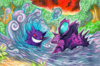 Gengar Vs Nidorino By Matsuyama Takeshi
