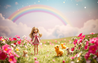 Cute Barbie Doll Wallpaper