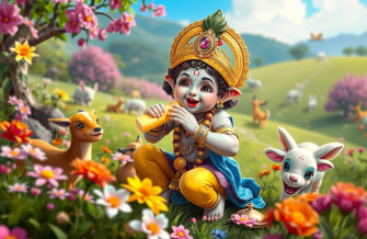 Natkhat Krishna HD Wallpaper