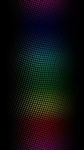 Neon Light Dots Wallpaper iPhone