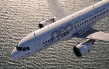 Wallpaper Sea Airbus Airliner A320 A320neo