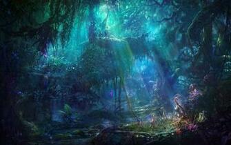 Enchanting Forest Computer Wallpaper Desktop Background