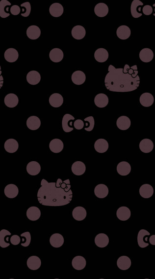 Black Hello Kitty Wallpaper