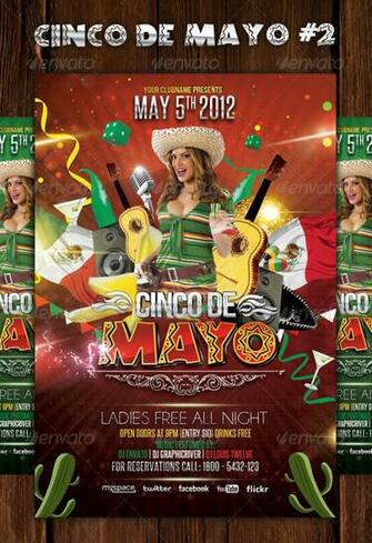 Cinco De Mayo Party Flyer Template By Louistwelve