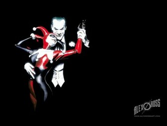 Alex Ross Harley Quinn Jla Aquaman Batman