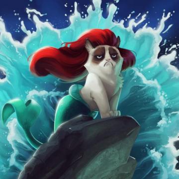 iPad Wallpaper Lock Screens And Background Grumpy Cat Little