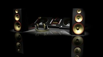 Turntable Close Wiew Wallpaper Disc Jockey Turntables Black