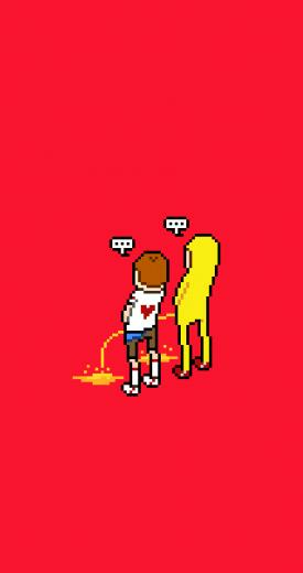 Tap Image For More Cute Funny iPhone Wallpaper Pair Pee