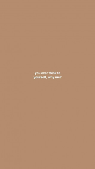 Minimalist Brown Aesthetic Quote Wallpaper