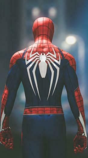 Back Spider Man Ps4 Video Game Wallpaper Dope