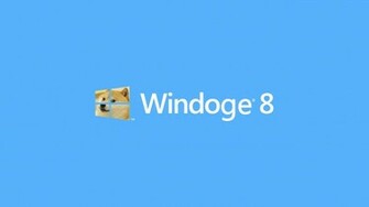 Windoge Doge Meme Wallpaper