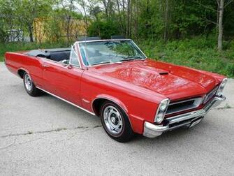 Gto Pontiac Aqua Convertible Red