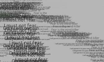 Litany Against Fear Detail Torso Pictures
