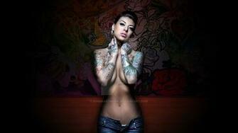 Tattoo Girl Wallpaper By Edwinartwork