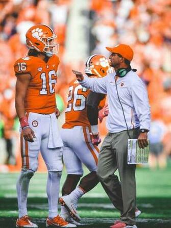 Dabo Swinney And Trevor Lawrence Clemson Is The University Of