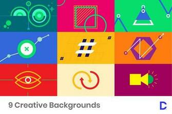 Colorful Infographic Background Custom Designed Illustrations