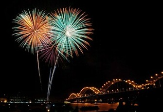 Independence Day Fireworks Wallpaper And Desktop Background