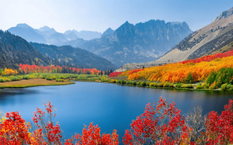 North Lake Colorful 8k Macbook Air Wallpaper