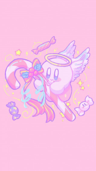 Nat Renton On Nerdvana Kirby Art Kawaii Wallpaper