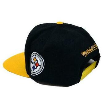Pittsburgh Steelers Tailsweeper Brushed Twill Script Black Snapback