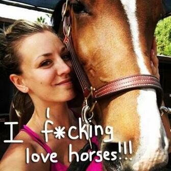 Kaley Cuoco Horse Wallpaper Jpg